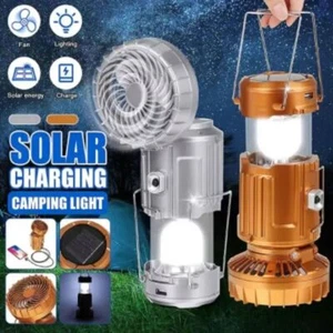 Waterproof Solar Camping Lamp Portable Rechargeable Outdoor Lamp Camping - Picture 1 of 14