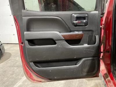 2015 - 2019 GMC Sierra 3500 Driver LH Left Black-H3B Rear Door Trim Panel - Image 1 of 4