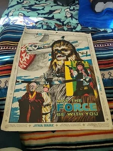  Vintage Star Wars 1978 Craft Master Dual Poster Art "May the Force.." No.19301 - Picture 1 of 16