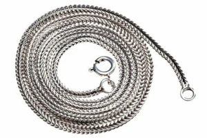 925 Silber Wikingerkette Flechtkette Silberkette Mittelalter 50cm x 2 mm k4b - Bild 1 von 4