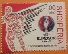 Albanien Shqipëria 100 Lekë 2016 Briefmarke Europa ** MNA 07