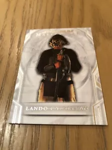 2018 Star Wars Masterwork Base Card #34 Lando Calrissian - Picture 1 of 1