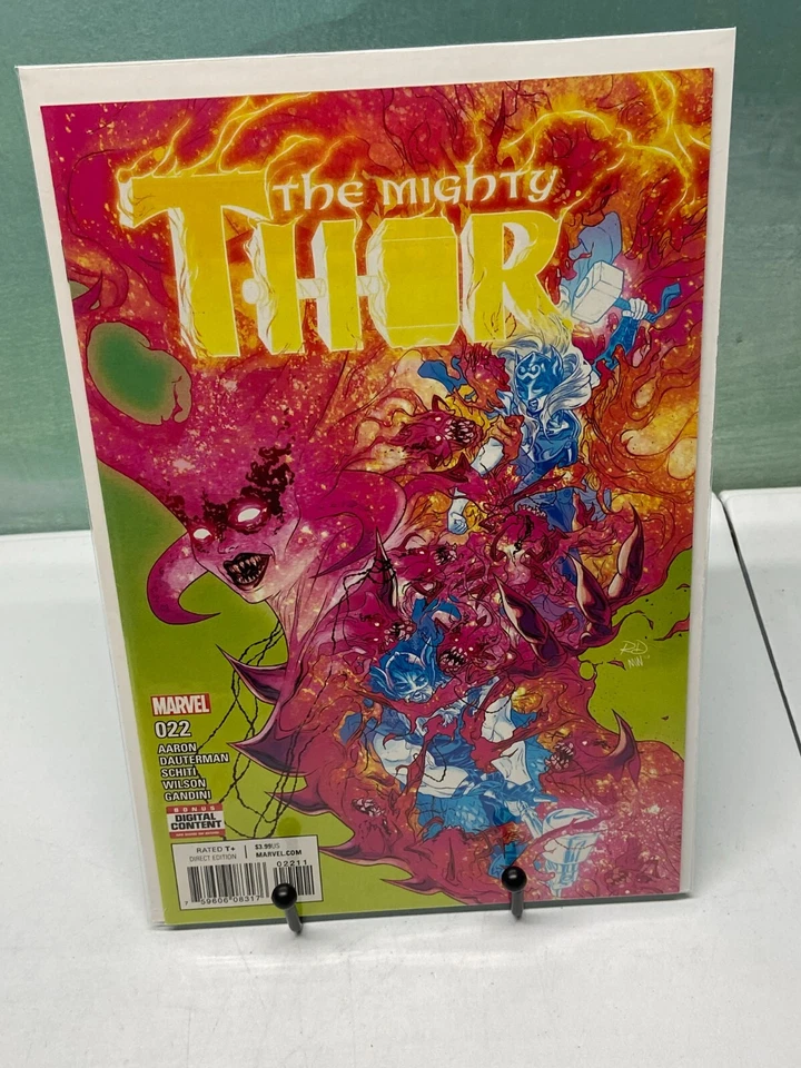 MIGHTY THOR #22 CASI NUEVO MARVEL 2016 JANE FOSTER MCU DISNEY + LLAVE (A) Foto 1 de 1