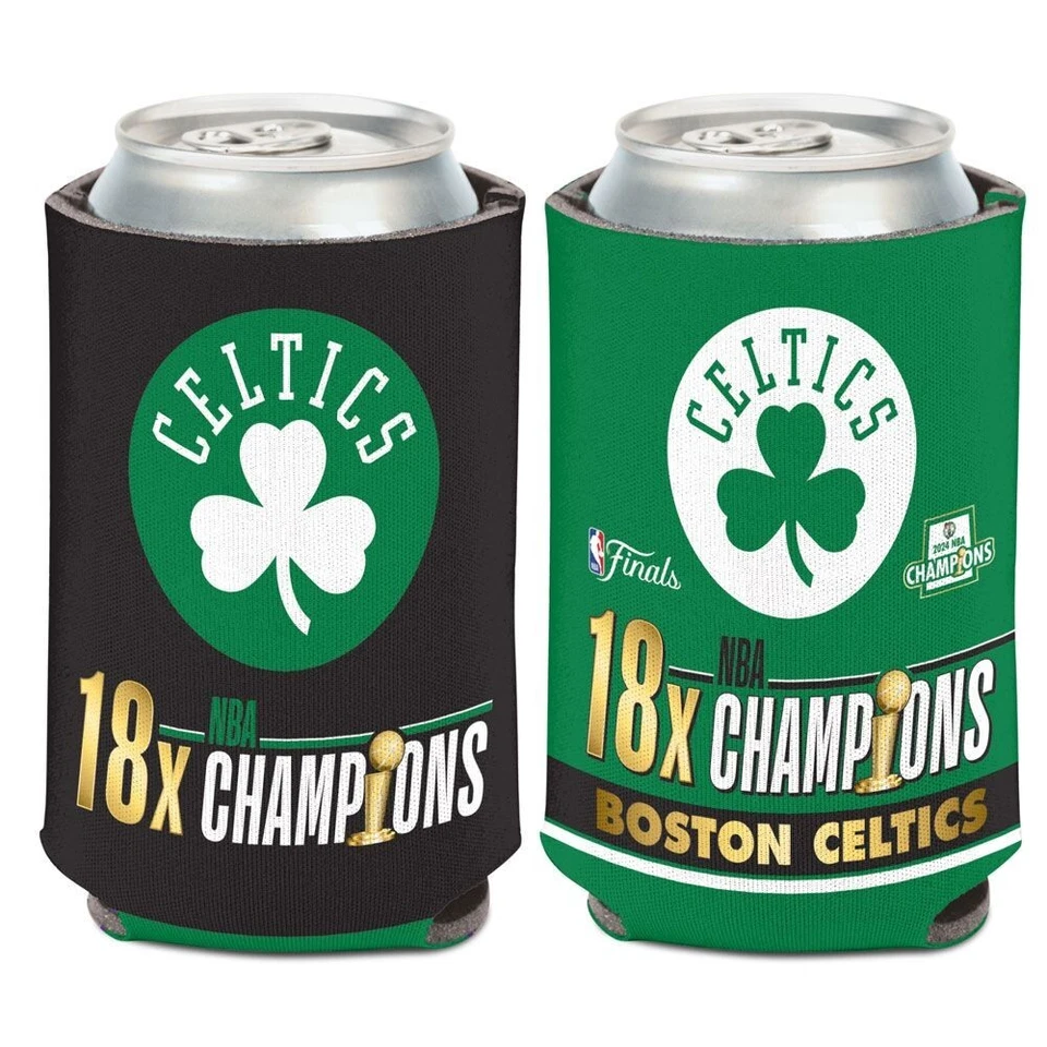 BOSTON CELTICS 18X NBA CHAMPIONS 2 SIDED DESIGN CAN HOLDER NEW WINCRAFT 🍀 - Image 1 of 1