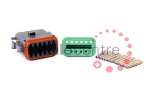 Kit conector de enchufe alemán serie 12 vías DT DT06-12SA-CE10 C/W pines Wedgelock - Imagen 1 de 1
