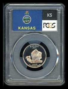 2005 S Kansas State Quarter PCGS PR69 DCAM 25C - Picture 1 of 2