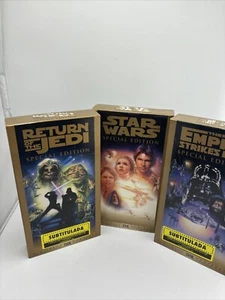 Vin Star Wars Special Edition TRILOGY VHS Empire Strikes Back Return of the Jedi - Picture 1 of 6