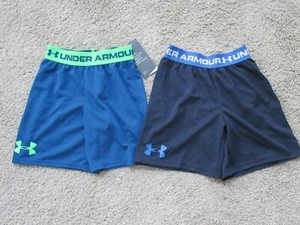 Under Armour UA Tech Prototype 2.0 Boys Athletic Shorts XS 5 ~~LOT OF 2~~ - Picture 1 of 2