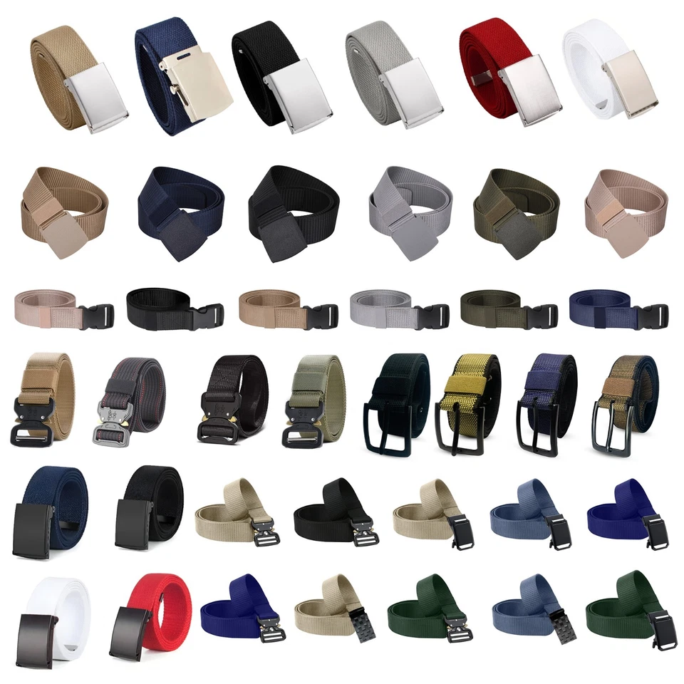 Cinturón de Trabajo de Liberación Rápida Táctico Hombres Ejército Correas Nailon Cinturón Militar Reino Unido - Imagen 1 de 1