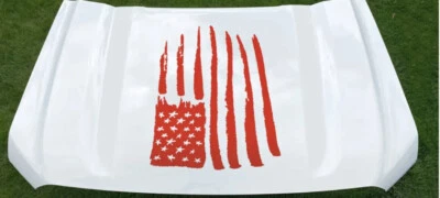 GMC Sierra SLE SLT 2019 20 21 22 Denali bandera envejecida capó calcomanía Foto 1 de 4