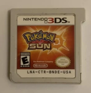 Nintendo 3DS Pokémon Sun Game Cartridge Only Tested Works - Picture 1 of 2