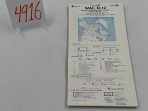 NOAA Sectional Aeronautical Chart, Scale 1:500,000 - Canada WAC D-12, 1986 - Picture 1 of 4