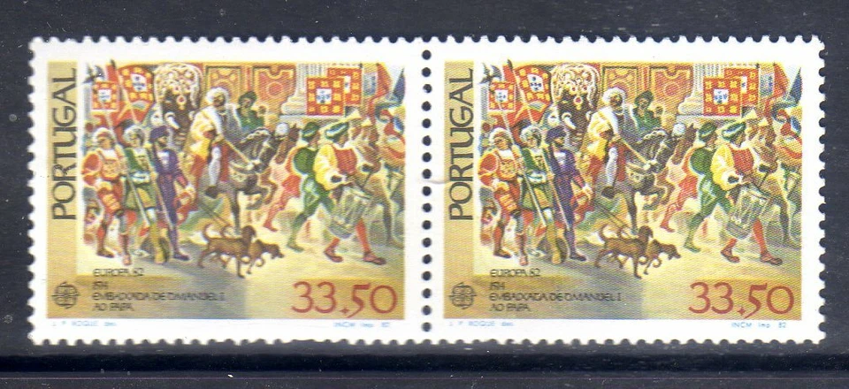 Portugal sc#1538 (1982) Europa CEPT full set in pairs OG MNH** — 第 1/1 张图片