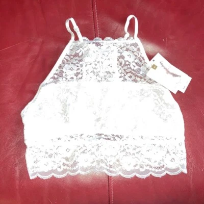 NWT Jessica Simpson White Lace Bralette Size Small - Image 1 of 4