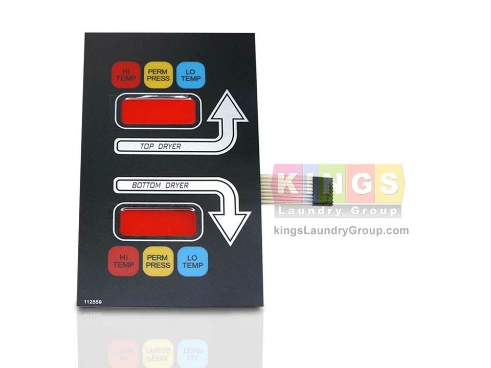 112559 with arrow sign OPL Keypad for American Dryer / ADC Model AD320/AD330 - Image 1 of 2