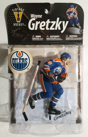 Mcfarlane WAYNE GRETZKY Edmonton Oilers NHL Hockey Vintage Action Figure Cover