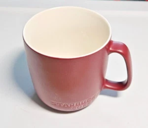 Starbucks Dunkelrot Tasse Neu Bone China 2010 - Bild 1 von 4