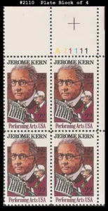 USA3 #2110 MNH PB4 Jerome Kern - Bild 1 von 1