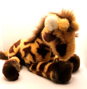 Vintage Dakin 1989 Giraffe Plush Stuffed Animal 14" Long Laying Down - Picture 1 of 12