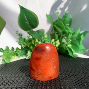 110g Red Agate Carnelian Freeform Stone Quartz Crystal Mineral Specimen - Picture 1 of 7