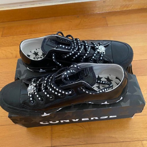 Scarpe Converse x Miley Cyrus Chuck Taylor All Star nere vernice EU 39 UK 6