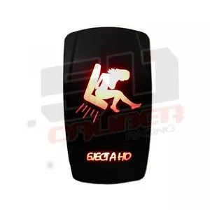 "Eject A Ho" 20a 12V or 24V On/Off Rocker Switch Waterproof Sexy Design - Red - Picture 1 of 8