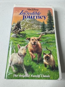 The Incredible Journey VHS Vtg Good Condition Kids Animal Dog Cat Disney Drama - Picture 1 of 3