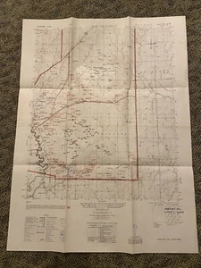 1949 Arbuckle Hill Oklahoma post-seconda guerra mondiale mappa topografica satellite OK 29x22 raro - Foto 1 di 7