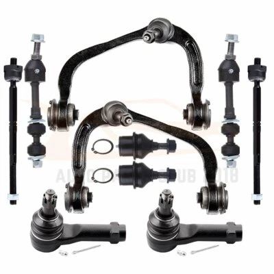 Front Upper Control Arms Tie Rods Lower Ball Joints Kit For Ford F-150 2WD - Image 1 of 4