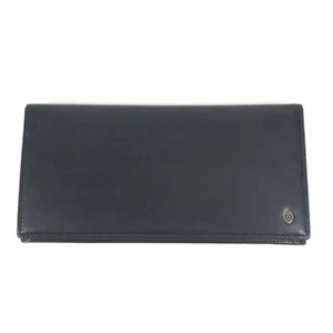 CARTIER Must de Line Small items Wallet Bifold Long Wallet Leather Black - Picture 1 of 15