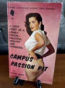 Campus Passion Pit 1963 Chariot Original Paperback by George Simon - Picture 1 of 8