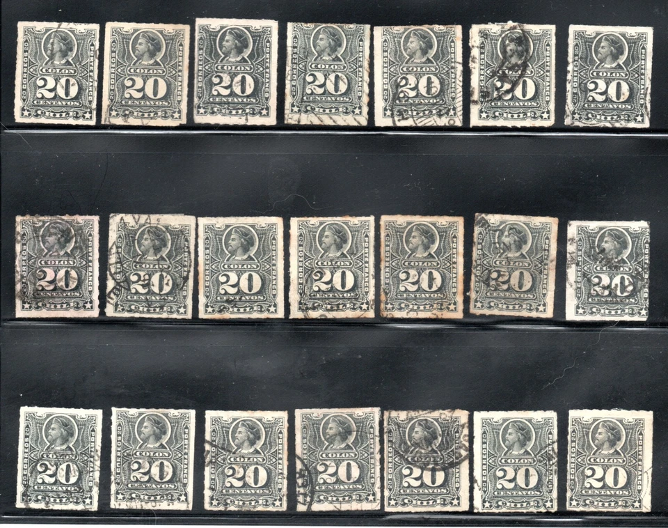 CHILE, COLONES REGLADOS DE 20 CENTAVOS, DIVERSOS MATASELL0S (LOTI-34) Foto 1 de 1