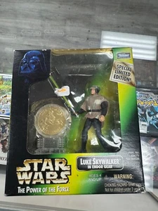Hasbro Star Wars Power of the Force Limited Edition Luke Skywalker in Endor Gear - Bild 1 von 2