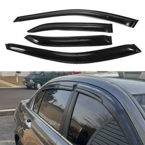 4Pcs for 98-02 Accord 4DR Sedan Mugen Style 3D Wavy Tinted Window Visor Vent 5S - Foto 1 di 7