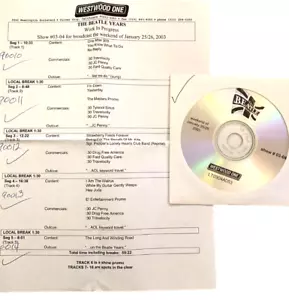 25.1.03 BEATLE YEARS WORK IN PROGRESS, SELTENE INTERVIEWS/KOMMENTAR & 12 MELODIEN - Bild 1 von 1