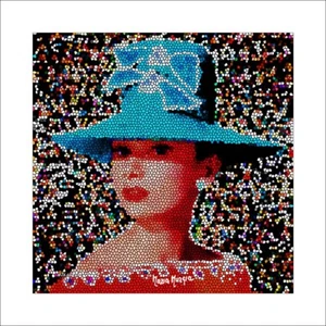 MARIA MURGIA "Serie Pop Art: Audrey Hepburn" cm 50x50 Edizione limitata 1/8 - Foto 1 di 6