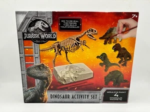 Jurassic World: Set Attività Dinosauri Modello 3D e Crea 4 Magneti - Nuovo e Con Scatola - Foto 1 di 3