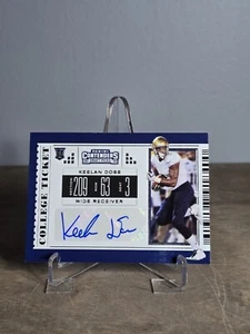 2019 Panini Contenders Draft Picks - College Ticket #154 Keelan Doss Auto Rookie - Bild 1 von 2