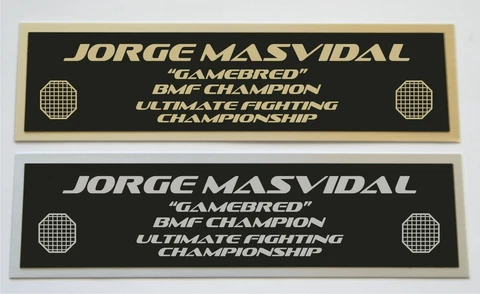 Jorge Masvidal UFC nameplate for signed mma gloves photo or case Cover