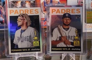 (2) 2021 Fernando Tatis Jr. Topps All-Star Rookie Cup & Image Variation SP - Picture 1 of 4