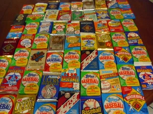 VINTAGE UNOPENED BASEBALL CARD PACK BLOWOUT! ONE 1987 TOPPS RACK PACK PER  LOT!! - Picture 1 of 6