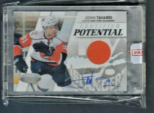 2009-10 Certified Potential Mirror Uncirculated /25 Jersey Auto John Tavares #10 - Bild 1 von 2