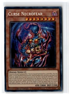 2022 Legendary Duelists: Season 3 Curse Necrofear #LDS3-DE009 Secret Rare - Bild 1 von 2