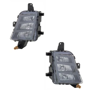 SET-H57354843141-A Hella Set of 2 Fog Lights Lamps Front Driver & Passenger Pair - Picture 1 of 7