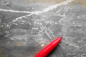 Foto Luftbild Tapiau Gwardeisk SELTEN Nachlass Flieger Hauptmann Heise - Bild 1 von 3