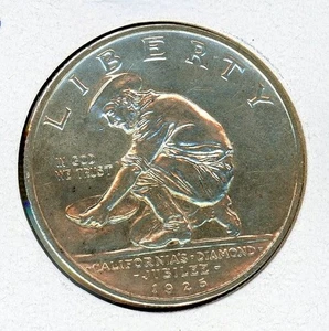 1925-S^^California Diamond Jubilee Silver Half Dollar^^UNC^^ - Bild 1 von 3