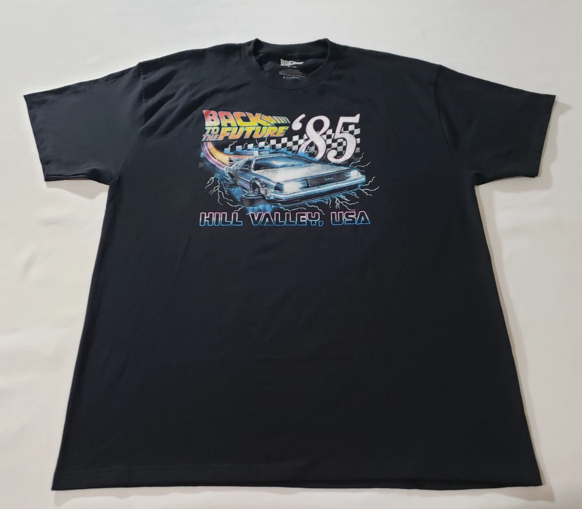 Men's Back To The Future Vintage Logo T-Shirt - Officially Licensed Movie Tee (XX-Large) - View #3