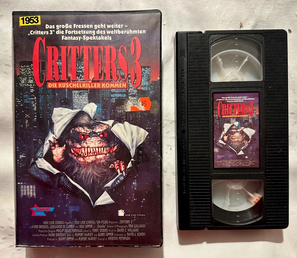 Critters 3 VHS - Die Kuschelkiller kommen - Horror - Kult - Weltweiter Versand - Bild 1 von 3