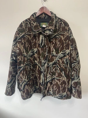 Vtg Cabelas Dry Plus Camo Full Zip Jacket Mens Size XL Thinsulate Hunting USA - Image 1 of 4