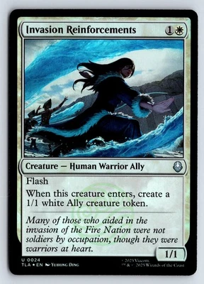 Invasion Reinforcements FOIL U Avatar: The Last Airbender 24 NM - Image 1 of 2